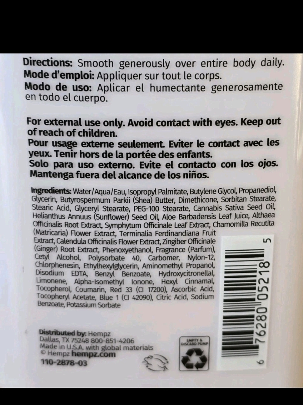 Hempz Lotion Bundle Vanilla Plum & Rosemary Mint 17oz Moisturizer Set - Picture 8 of 9